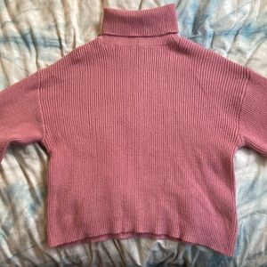 Forever 21, Comfy, Pink, Turtleneck Sweater.
